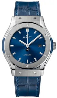 Hublot Classic Fusion Blue 542.NX.7170.LR Titanium Blue