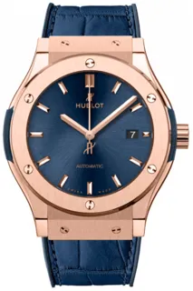 Hublot Classic Fusion Blue 542.OX.7180.LR Rose gold Blue