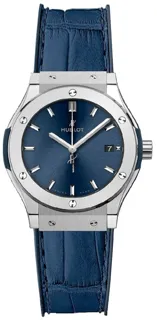 Hublot Classic Fusion Blue 581.NX.7170.LR Titanium Blue