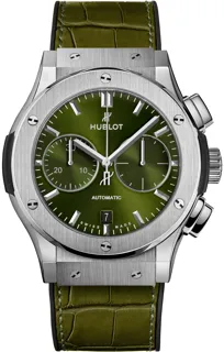 Hublot Classic Fusion Chronograph 541.NX.8970.LR Titanium and Resin Green