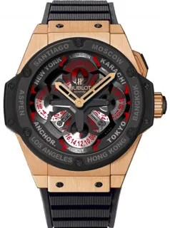 Hublot King Power 771.OM.1170.RX Rose gold Black