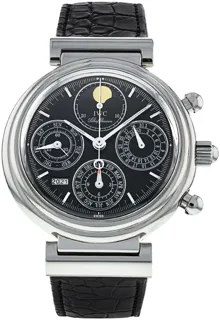 IWC Da Vinci Perpetual Calendar IW375030 Stainless steel Black