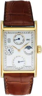 IWC Perpetual Calendar IW3545 Yellow gold White