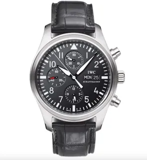 IWC Pilot IW371701 Stainless steel Black