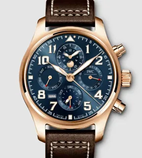 IWC Pilot IW392202 Red gold Blue