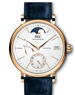 IWC Portofino Hand-Wound IW516409 45mm Yellow gold Silver