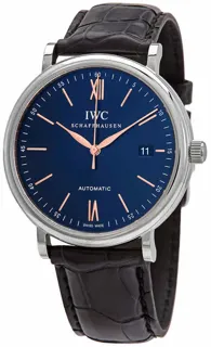 IWC Portofino IW356523 Stainless steel Blue