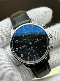 IWC Portugieser IW371438 Stainless steel Black