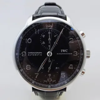 IWC Portugieser IW371447 Stainless steel Black