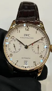 IWC Portugieser IW500101 Rose gold Silver