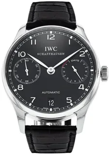 IWC Portugieser IW500109 Stainless steel Black