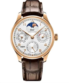 IWC Portugieser IW503302 Yellow gold Silver