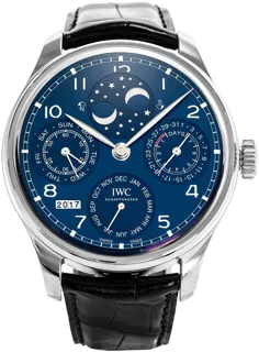 IWC Portugieser IW503401 44mm White gold Blue