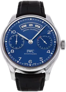 IWC Portugieser IW503502 Stainless steel Blue