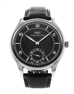 IWC Portugieser IW544501 Stainless steel Black