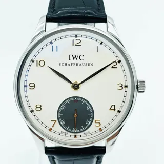 IWC Portuguese Hand-Wound IW545405 Stainless steel Silver