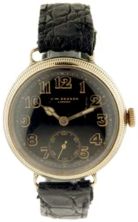 J.W. Benson 35.5mm Yellow gold Black