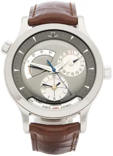 Jaeger-LeCoultre Master Geographic 142.3.92 White gold Silver