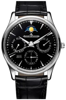 Jaeger-LeCoultre Master Ultra Thin Perpetual Q1308470 Stainless steel Black