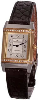 Jaeger-LeCoultre Reverso 265.5.08 Yellow gold and Stainless steel Silver