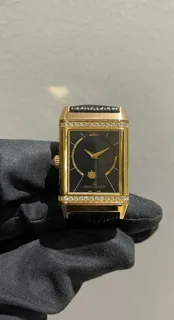 Jaeger-LeCoultre Reverso Duetto Duo Q2692424 Rose gold Black