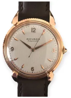 Movado Jumbo 18k rose gold Toxedo