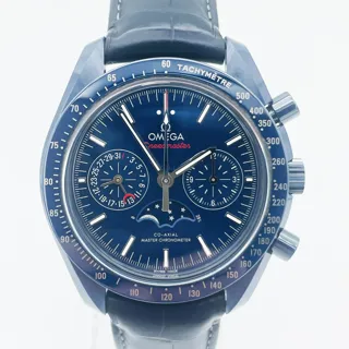 Omega Speedmaster Professional Moonwatch Moonphase 304.93.44.52.03.001 Ceramic Blue