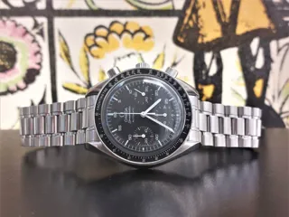 Omega Speedmaster Reduced 175.0032 ST Stainless steel Black