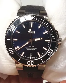 Oris Aquis 01 733 7732 4135-07 4 21 64FC Stainless steel Blue