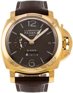 Panerai Luminor 1950 PAM 00289 44mm Rose gold Brown