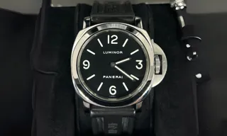 Panerai Luminor Base PAM 00112 Stainless steel Black