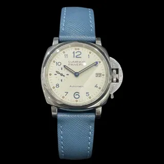 Panerai Luminor Due PAM 00903 Stainless steel White