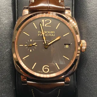 Panerai Radiomir 1940 PAM 00515 Rose gold Brown