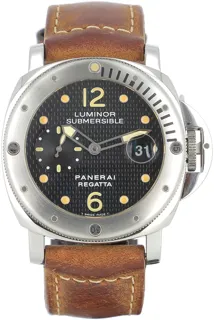 Panerai Submersible PAM 00199 Stainless steel Black