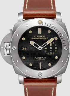 Panerai Submersible PAM 00569 Stainless steel Black