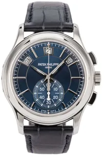 Patek Philippe Annual Calendar Chronograph 5905P-001 Platinum Brown