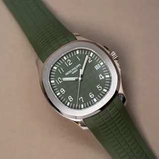 Patek Philippe Aquanaut 5168G-010 42mm White gold Green