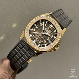 Patek Philippe Aquanaut 5968R-001 Rose gold Brown