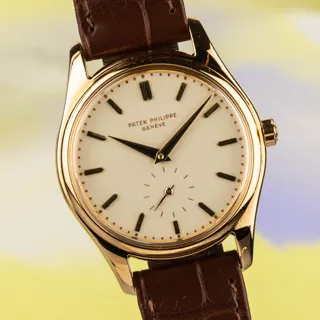 Patek Philippe Calatrava 2526 Yellow gold White