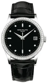 Patek Philippe Calatrava 5297G-001 White gold Black