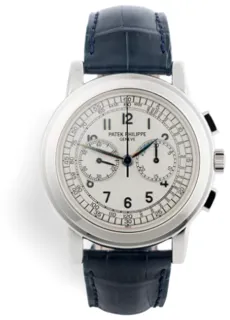 Patek Philippe Chronograph 5070G-001 White gold Silver