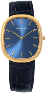 Patek Philippe Ellipse 3738/100J-012 Yellow gold Blue