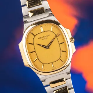 Patek Philippe Nautilus 3770/11 Yellow gold and Stainless steel Orange