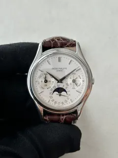 Patek Philippe Perpetual Calendar 3940P Platinum Silver