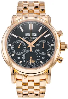 Patek Philippe Perpetual Calendar Chronograph 5204/1R-001 Rose gold Black