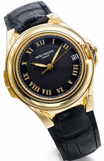 Patek Philippe Sculpture 5090J- 001 38mm Yellow gold Black