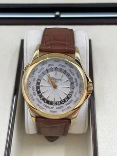 Patek Philippe World Time 5130J-001 Rose gold Silver