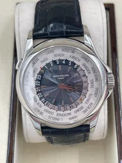 Patek Philippe World Time 5130P-020 Platinum Blue