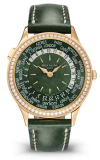 Patek Philippe World Time 7130R-014 Rose gold Green