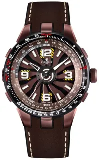 Perrelet Turbine Pilot A1094/1A Stainless steel Brown